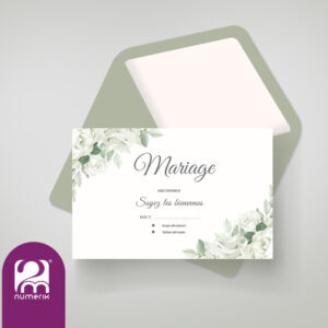 Carte d'invitation A6